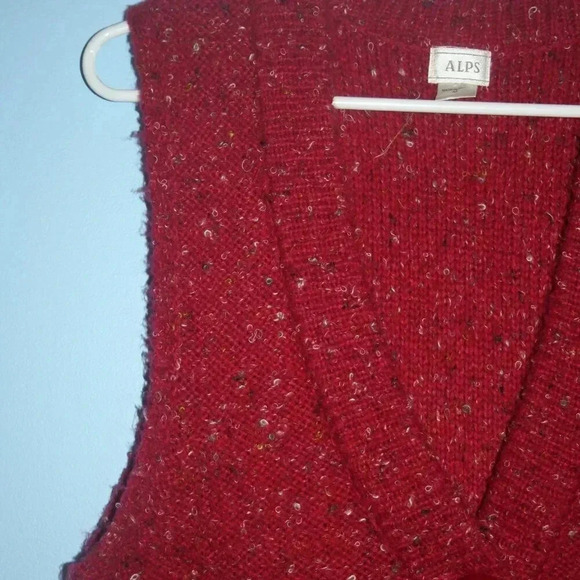 Alps Sweater Vest Women's Medium Classic Preppy Office Workwear - Picture 5 of 12